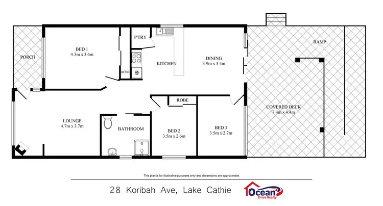 Floorplan of Homely house listing, 28 Koribah Avenue, Lake Cathie NSW 2445