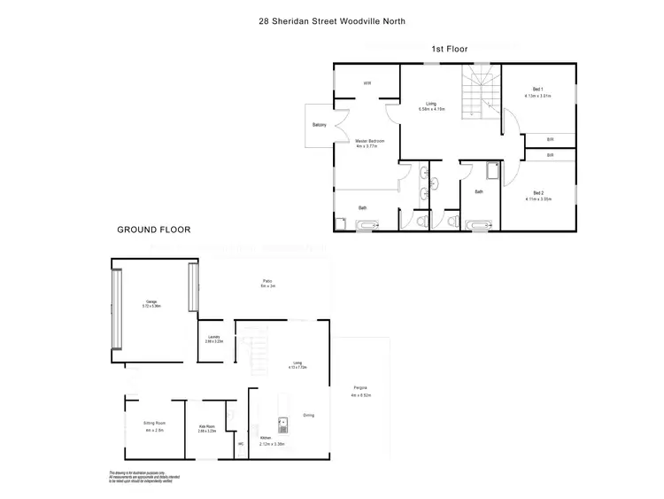 Floorplan of Homely house listing, 28 Sheridan St, Woodville North SA 5012