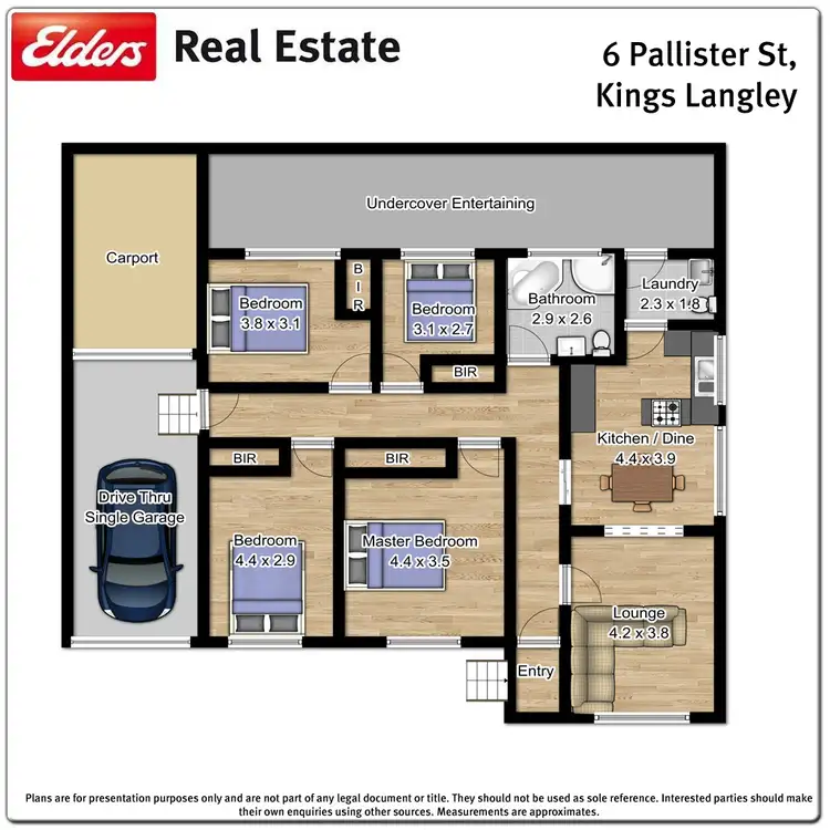 Floorplan of Homely house listing, 6 Pallister St, Kings Langley NSW 2147