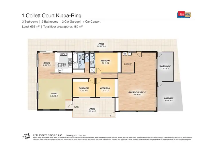Floorplan of Homely house listing, 1 Collett Court, Kippa-ring QLD 4021