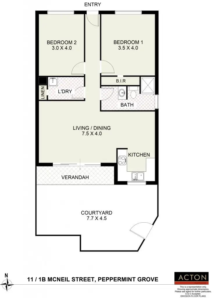 Floorplan of Homely house listing, 11/1B McNeil Street, Peppermint Grove WA 6011
