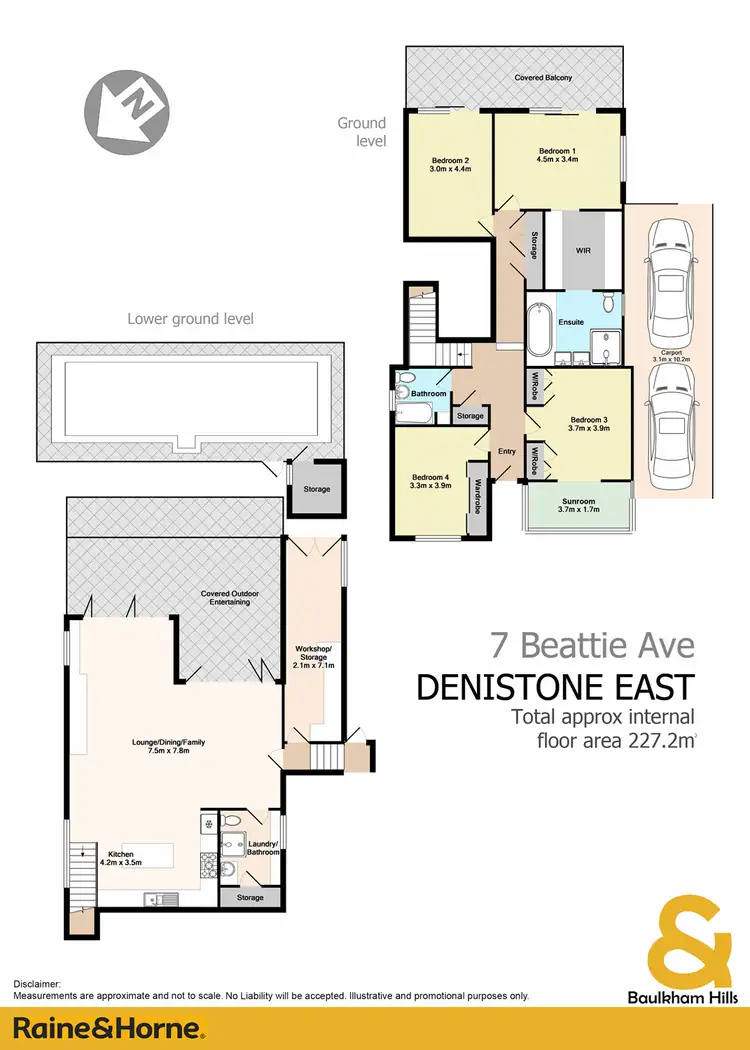 Floorplan of Homely house listing, 7 Beattie Avenue, Denistone East NSW 2112