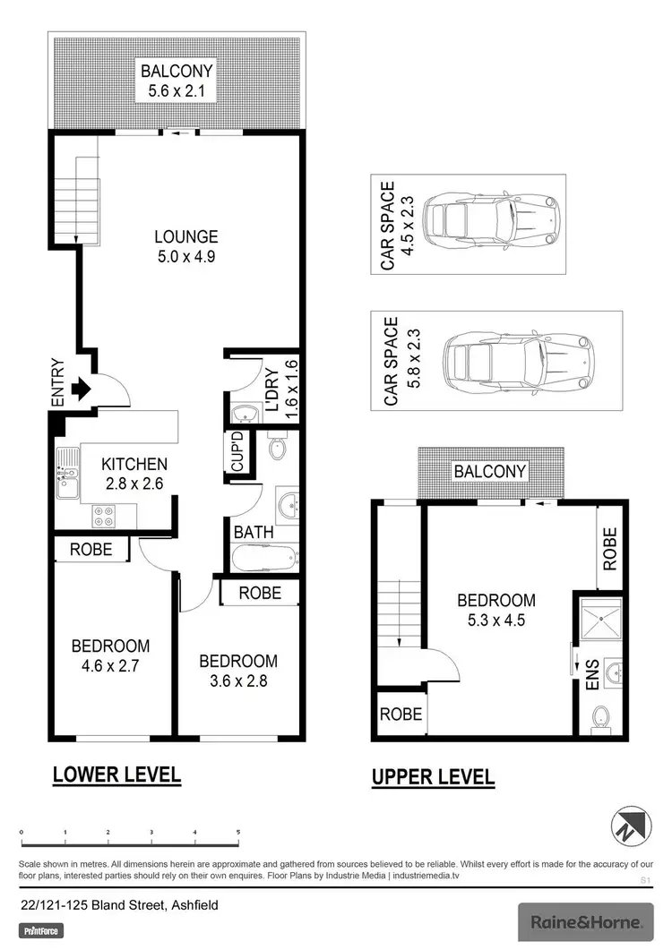 Floorplan of Homely apartment listing, 22/121-125 Bland Street, Ashfield NSW 2131