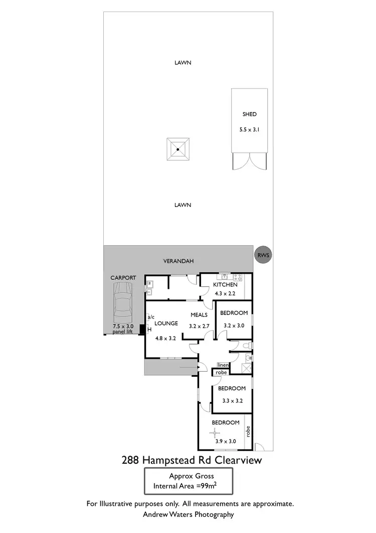 Floorplan of Homely house listing, 288 Hampstead Road, Clearview SA 5085