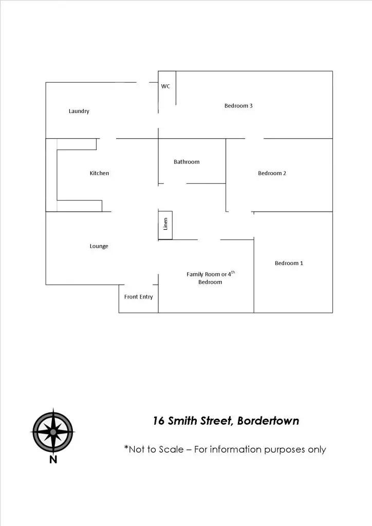 Floorplan of Homely house listing, 16 Smith Street, Bordertown SA 5268
