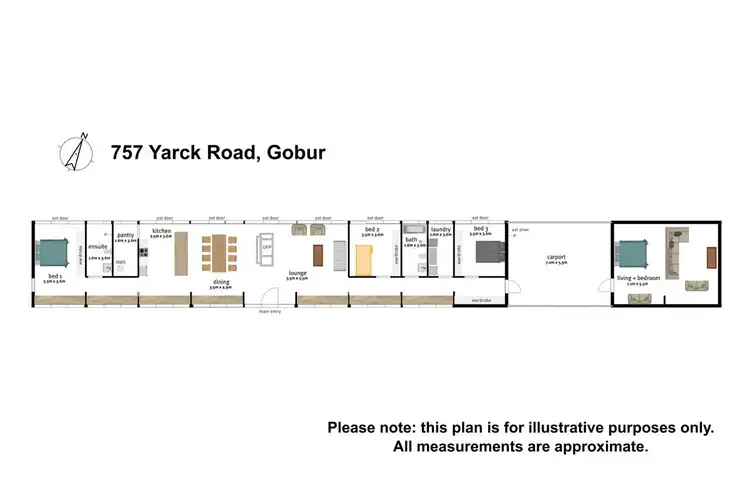 Floorplan of Homely house listing, 757 Yarck Road, Yarck VIC 3719