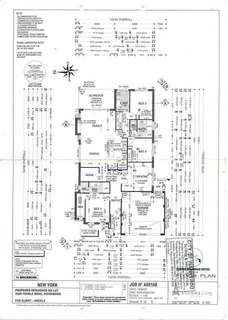Floorplan of Homely house listing, 37 Feakle Bend, Ridgewood WA 6030