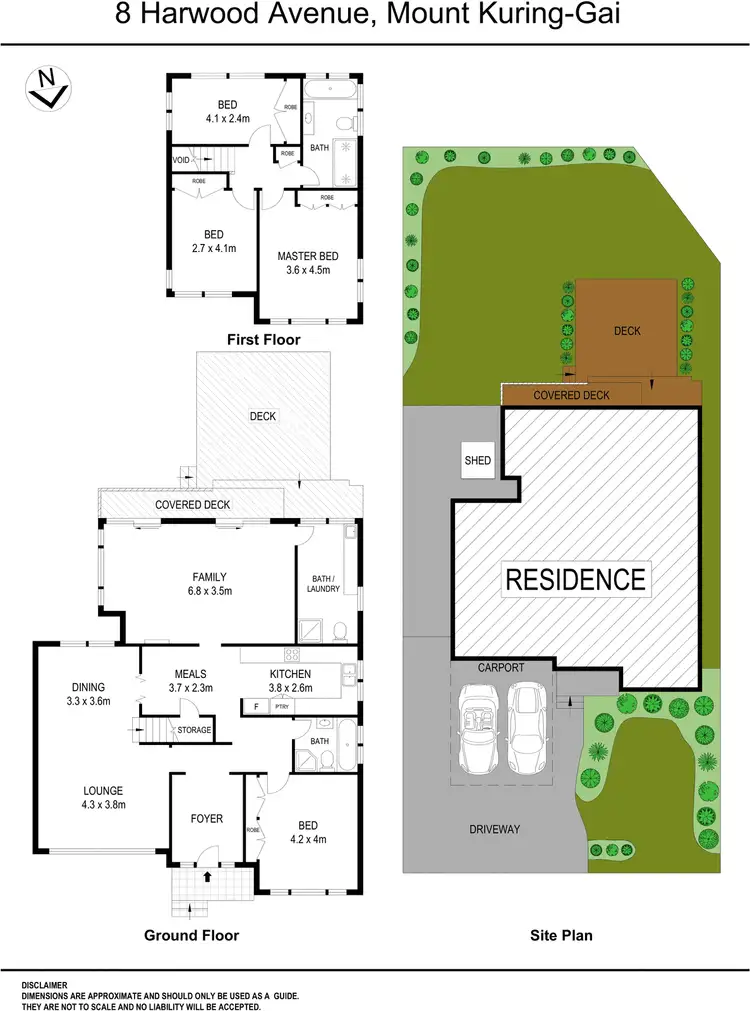 Floorplan of Homely house listing, 8 Harwood Avenue, Mount Kuring-gai NSW 2080