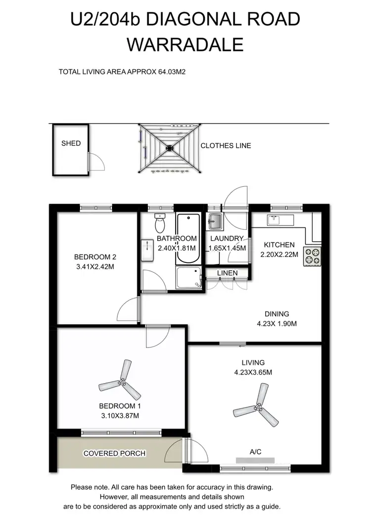 Floorplan of Homely house listing, 2-204B Diagonal Road, Warradale SA 5046