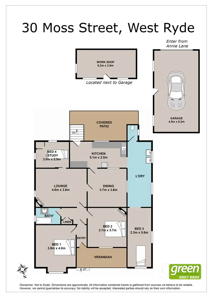 Floorplan of Homely house listing, 30 Moss Street, West Ryde NSW 2114