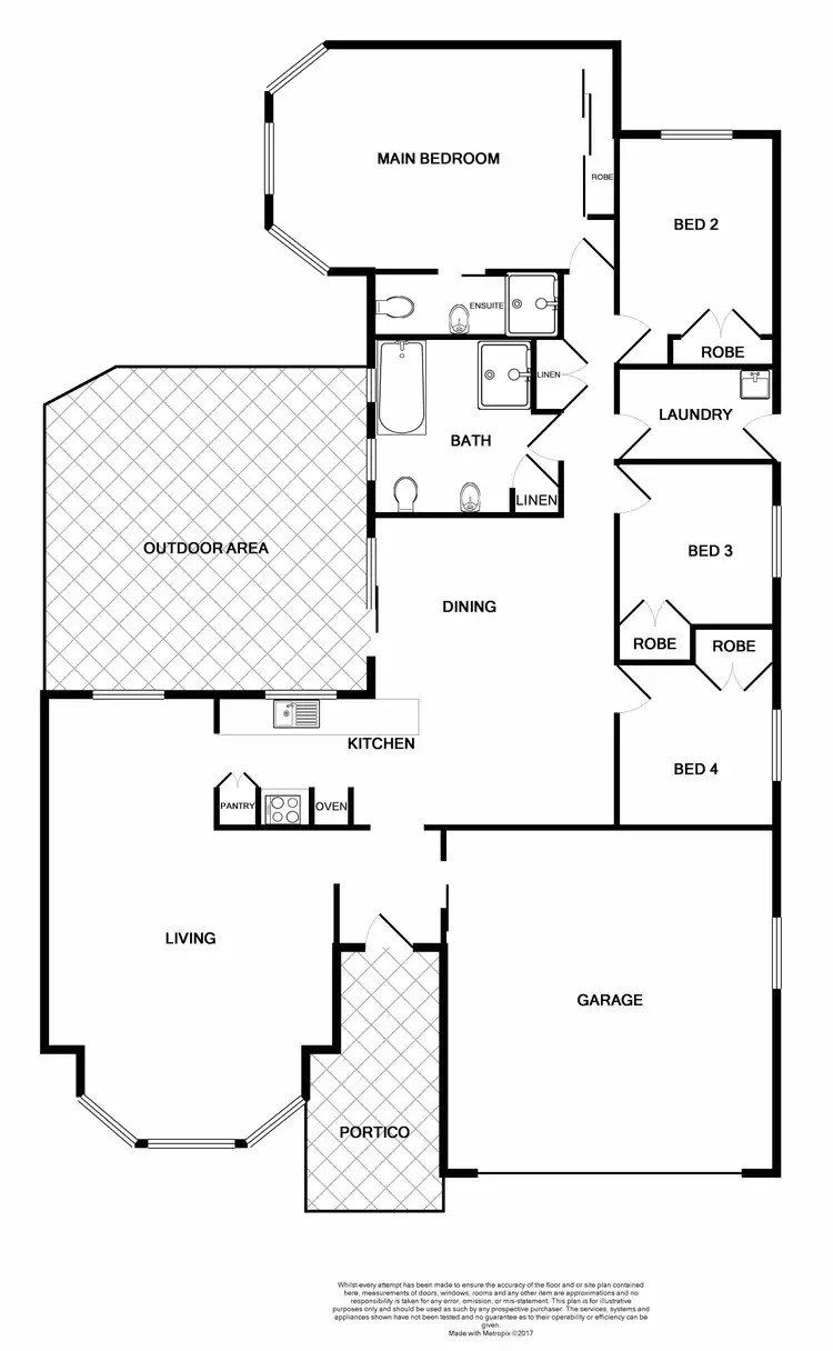 Floorplan of Homely house listing, 24 Yaldara Avenue, Thornton NSW 2322