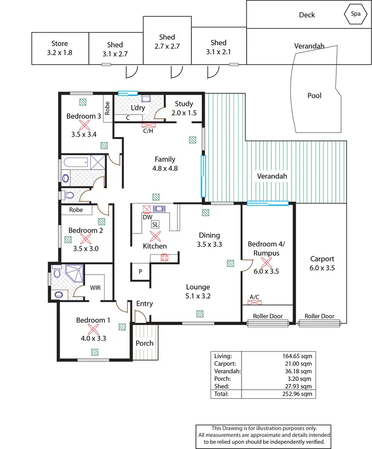 Floorplan of Homely house listing, 29 Cumbria Way, Craigmore SA 5114