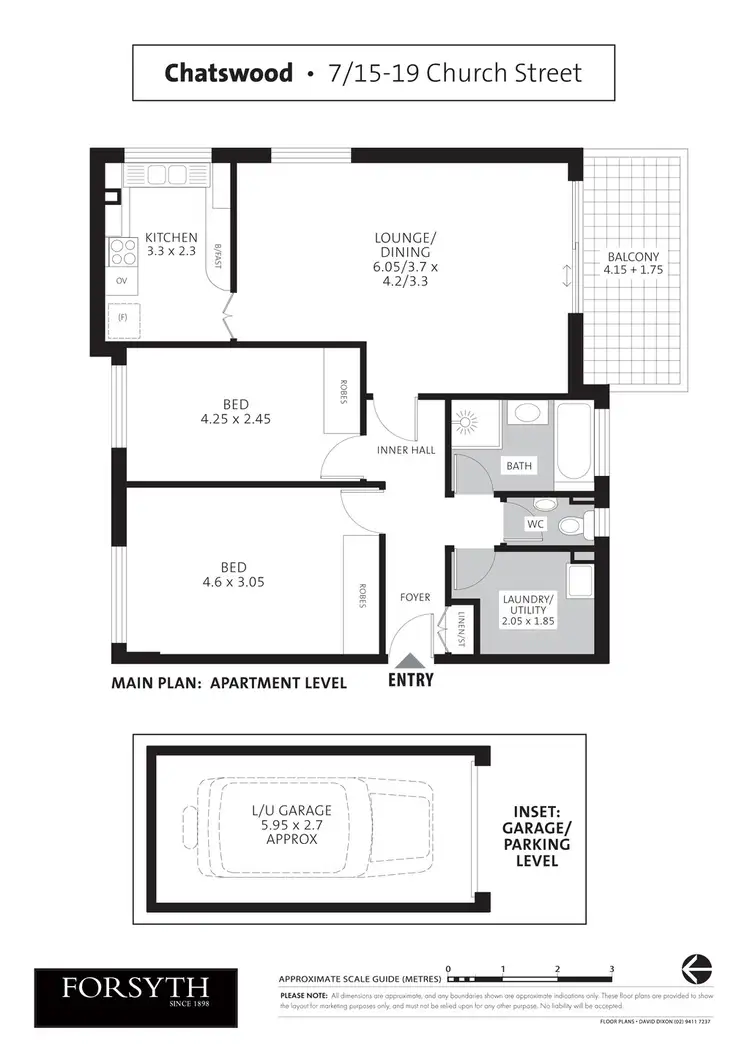 Floorplan of Homely apartment listing, 7/15-19 Church Street, Chatswood NSW 2067