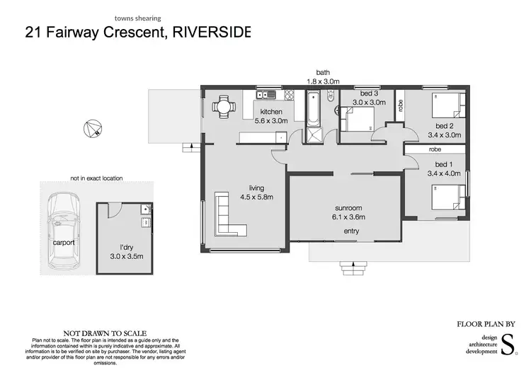 Floorplan of Homely house listing, 21 Fairway Crescent, Riverside TAS 7250