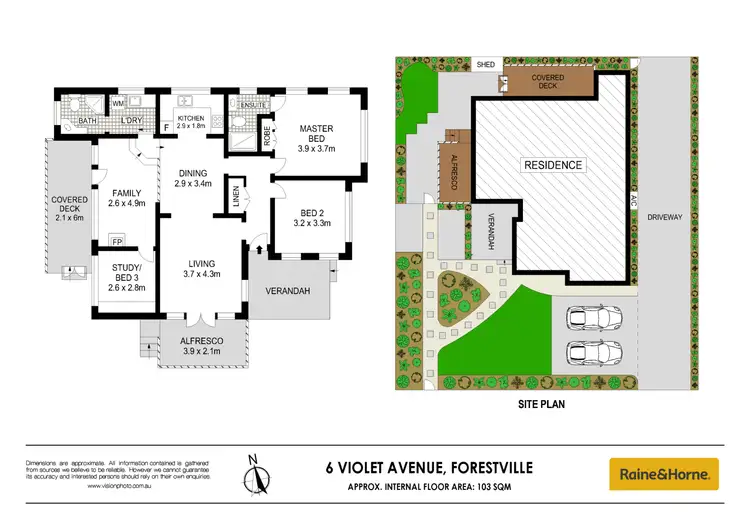 Floorplan of Homely house listing, 6 Violet Avenue, Forestville NSW 2087