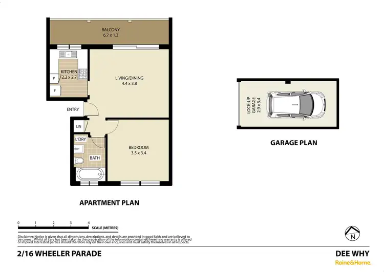 Floorplan of Homely unit listing, 2/16 Wheeler Parade, Dee Why NSW 2099