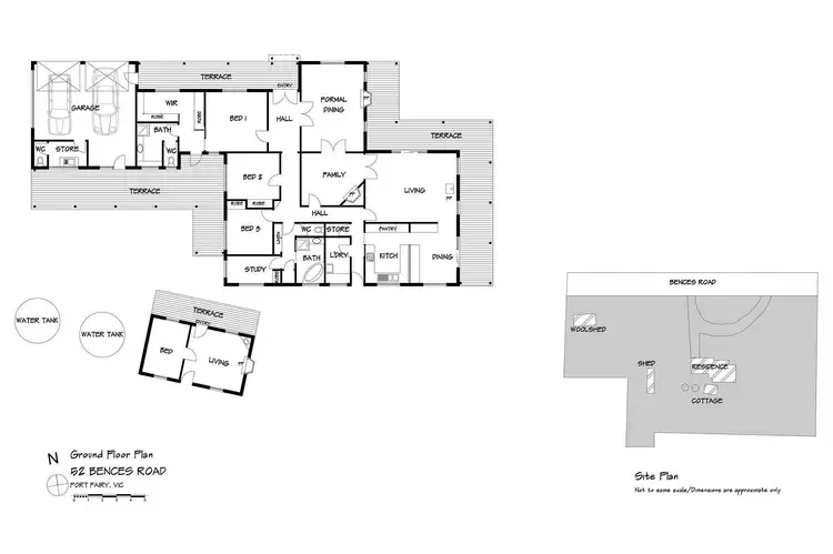 Floorplan of Homely rural property listing, 52 Bences Road, Koroit VIC 3282