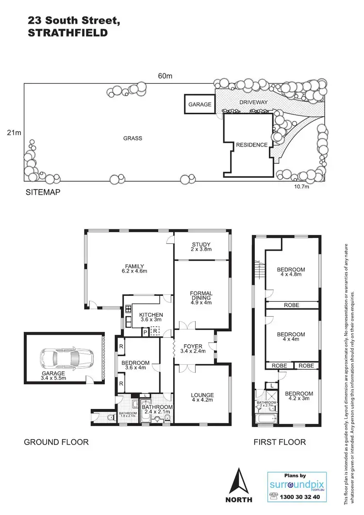Floorplan of Homely house listing, 23 South Street, Strathfield NSW 2135