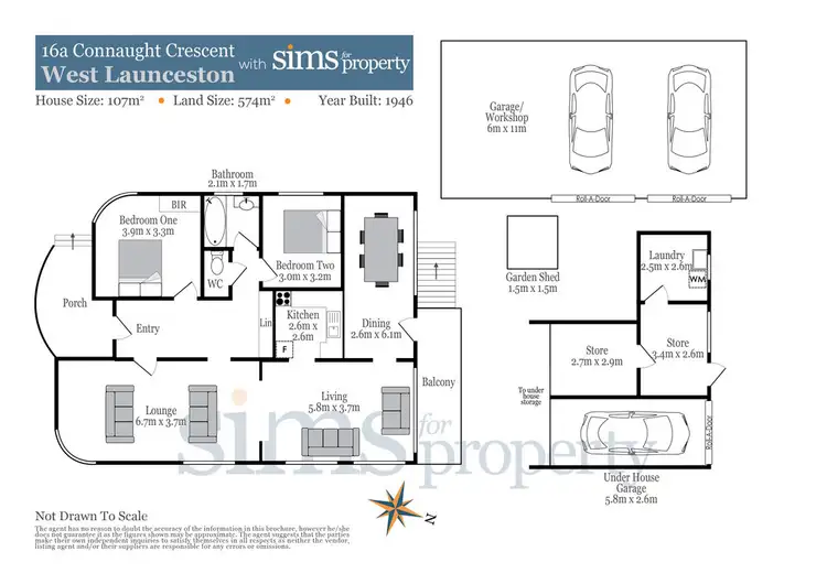 Floorplan of Homely house listing, 16A Connaught Crescent, West Launceston TAS 7250
