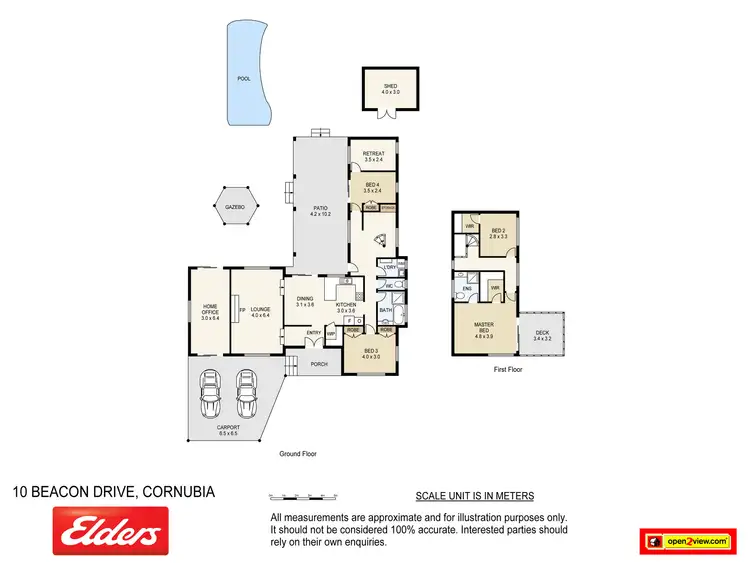 Floorplan of Homely house listing, 10 Beacon Drive, Cornubia QLD 4130