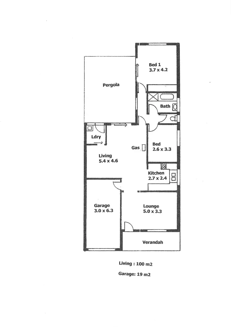 Floorplan of Homely house listing, 1 - 35 Main St, Lobethal SA 5241