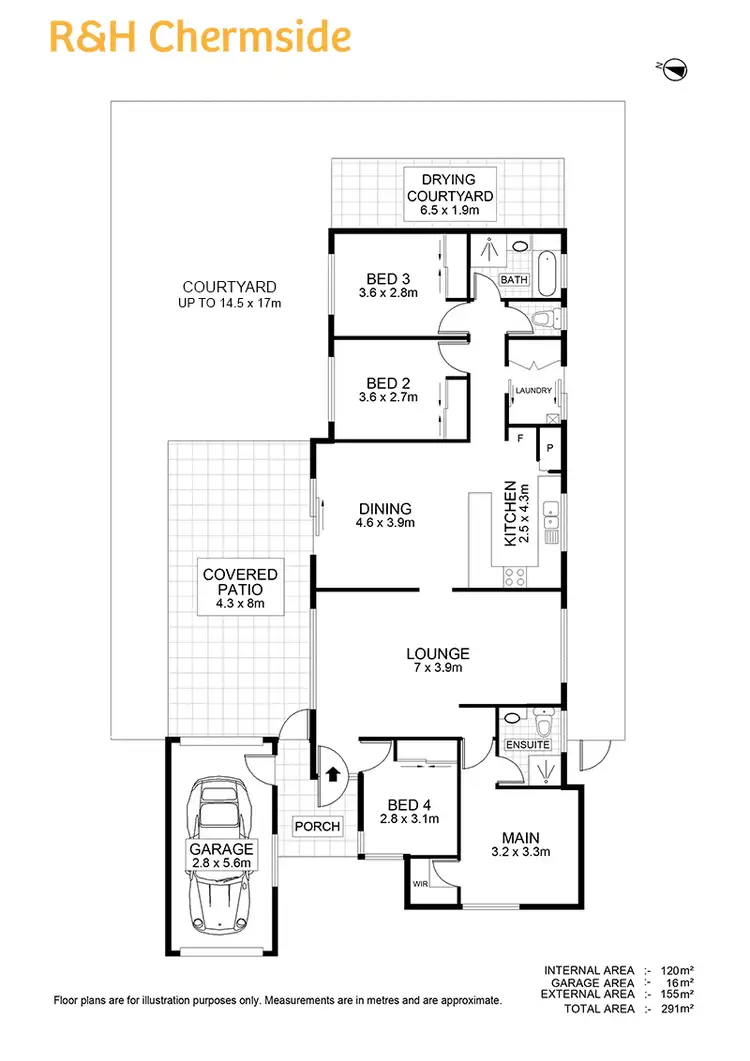Floorplan of Homely villa listing, 36/24 Glengarry Rd, Keperra QLD 4054