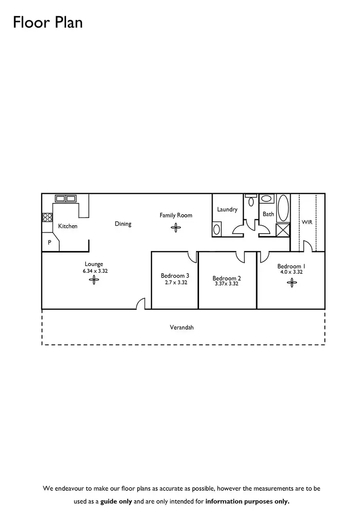 Floorplan of Homely house listing, 6 Munns Street, Apsley VIC 3319