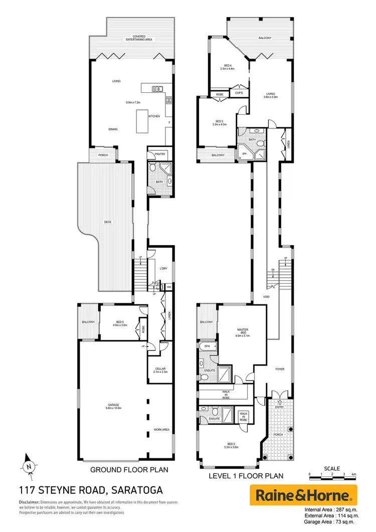 Floorplan of Homely house listing, 117 Steyne Rd, Saratoga NSW 2251
