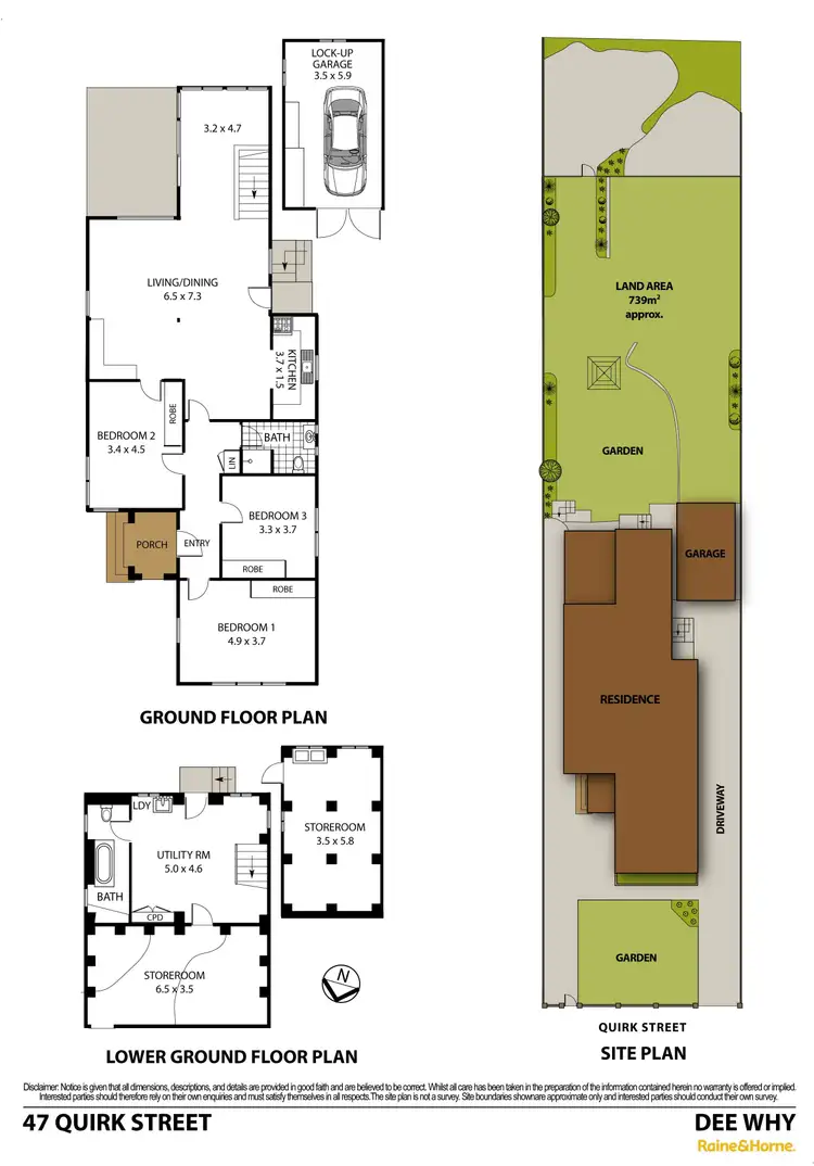 Floorplan of Homely house listing, 47 Quirk Street, Dee Why NSW 2099