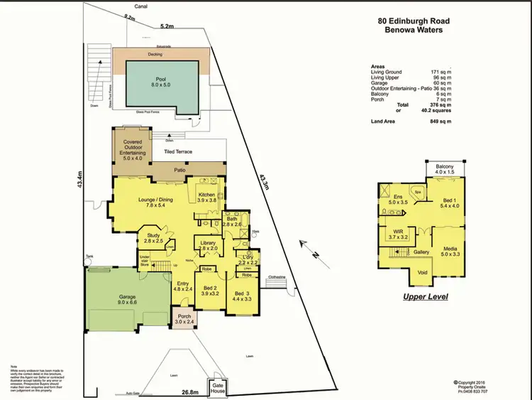 Floorplan of Homely house listing, 80 Edinburgh Road, Benowa Waters QLD 4217