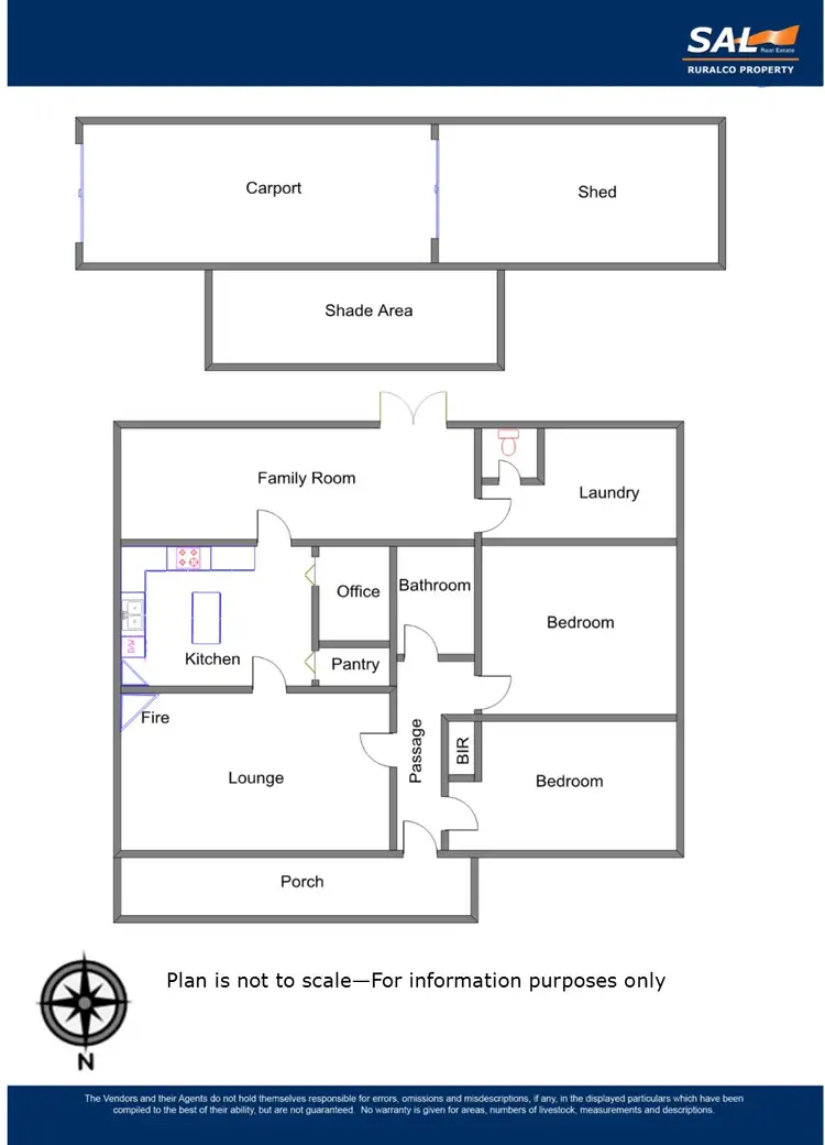 Floorplan of Homely house listing, 51 South Terrace, Bordertown SA 5268