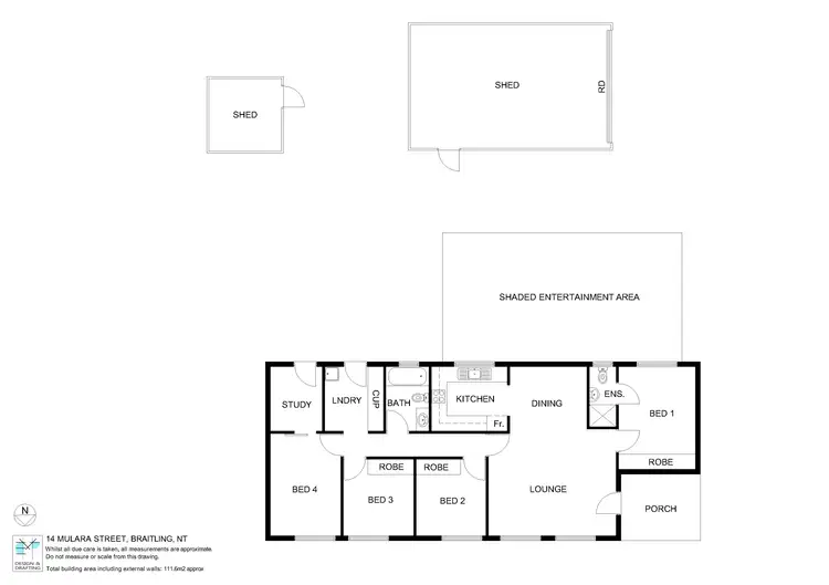Floorplan of Homely house listing, 14 Mulara Street, Braitling NT 870