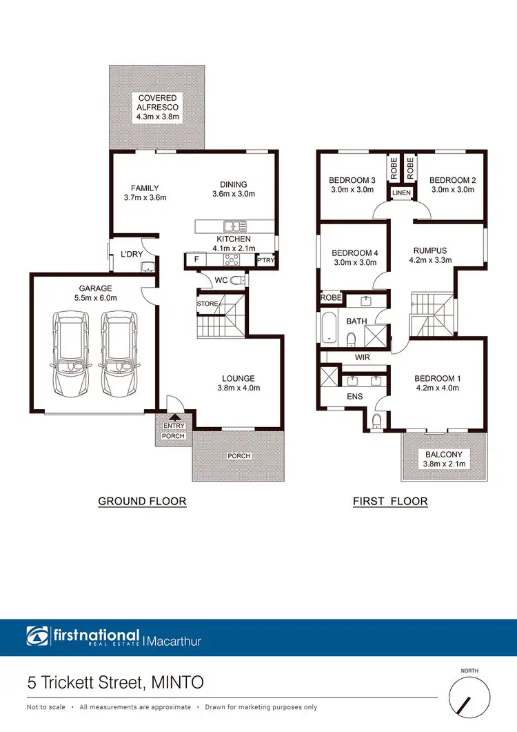Floorplan of Homely house listing, 5 Trickett Street, Minto NSW 2566