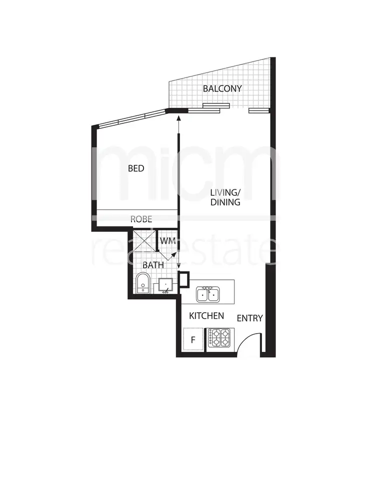 Floorplan of Homely apartment listing, 3200/180 City Road, Southbank VIC 3006