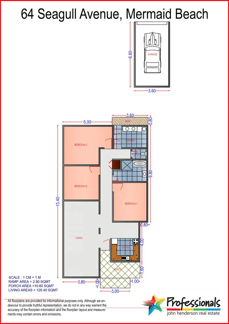 Floorplan of Homely house listing, 64 Seagull Avenue, Mermaid Beach QLD 4218