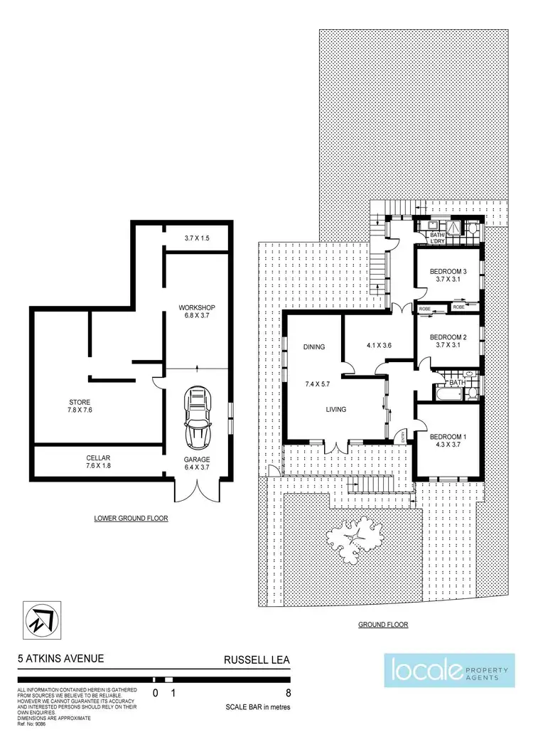 Floorplan of Homely house listing, 5 Atkins Avenue, Russell Lea NSW 2046