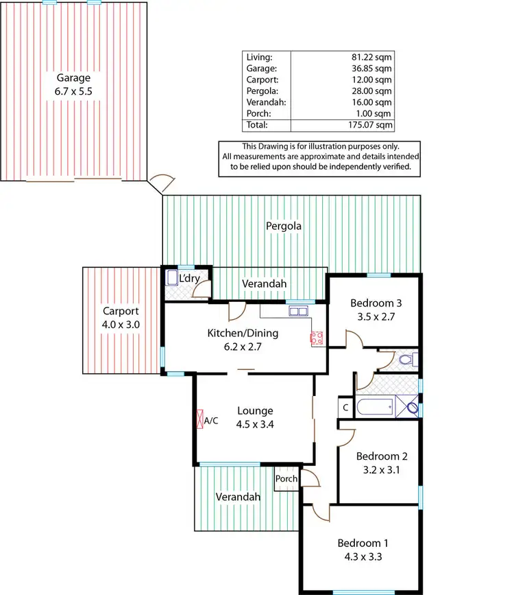 Floorplan of Homely house listing, 13 Harold Road, Salisbury North SA 5108