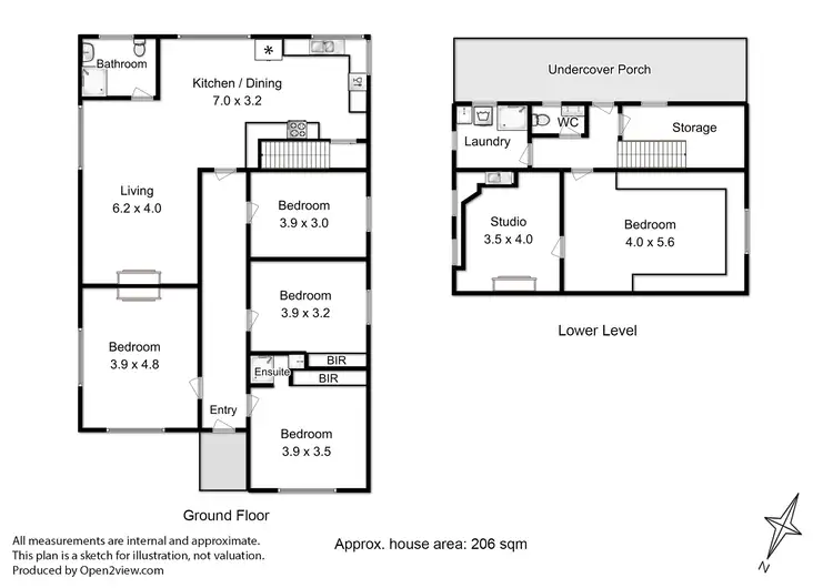Floorplan of Homely house listing, 16 Summerhill Road, West Hobart TAS 7000