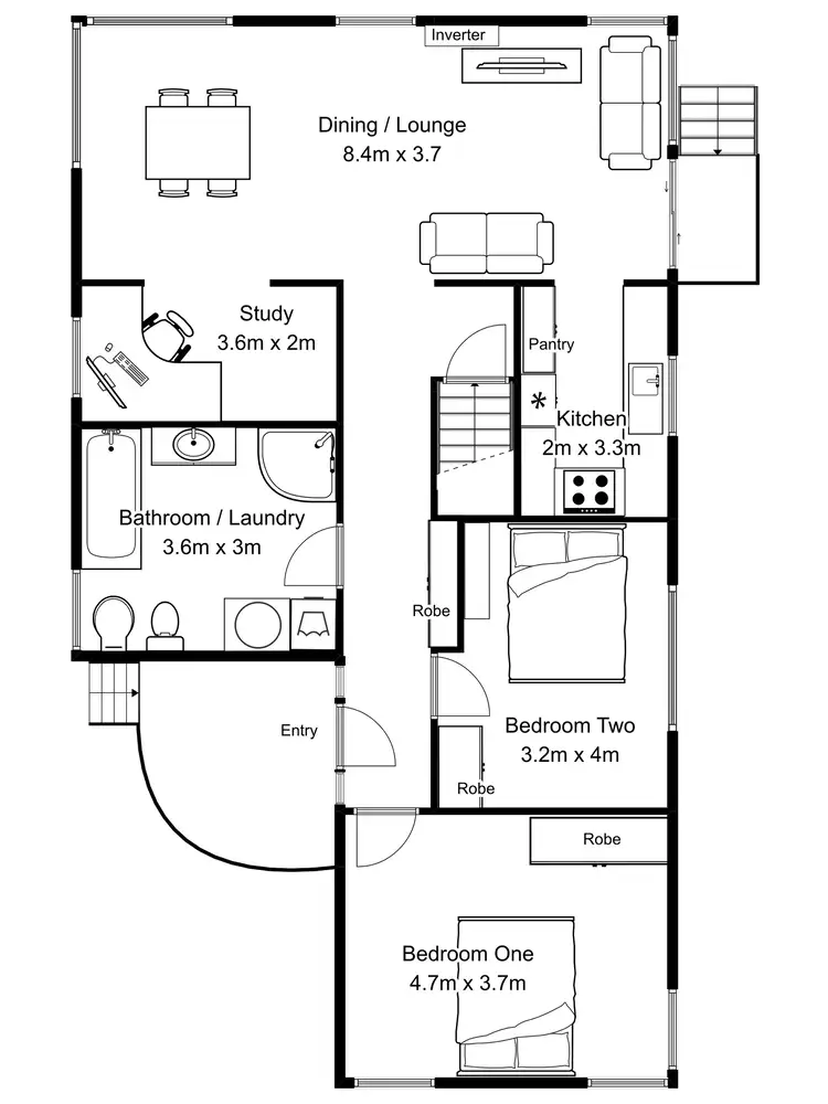 Floorplan of Homely house listing, 70 Forest Road, Trevallyn TAS 7250