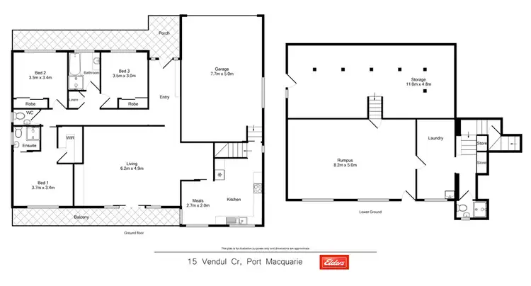 Floorplan of Homely house listing, 15 Vendul Crescent, Port Macquarie NSW 2444