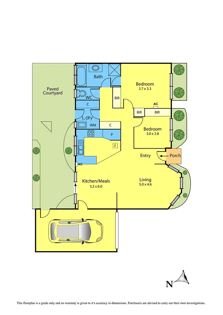 Floorplan of Homely house listing, 2/60 David Street, Altona VIC 3018