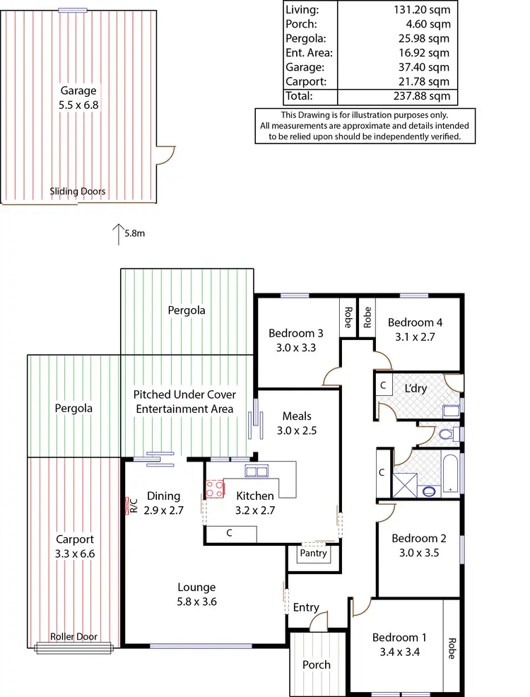 Floorplan of Homely house listing, 12 Nagle Avenue, Gulfview Heights SA 5096