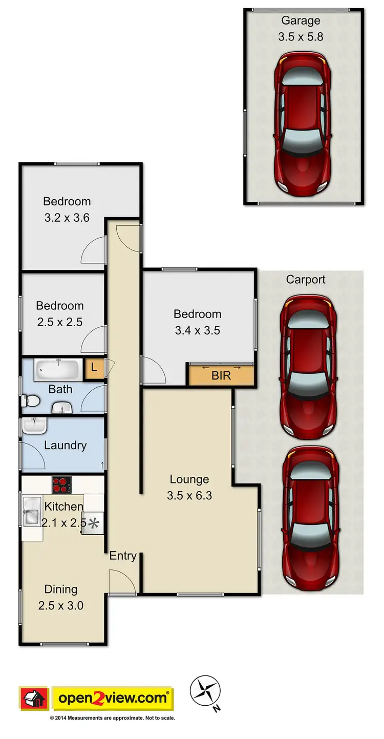 Floorplan of Homely house listing, 60 Marquesa Crescent, Lethbridge Park NSW 2770