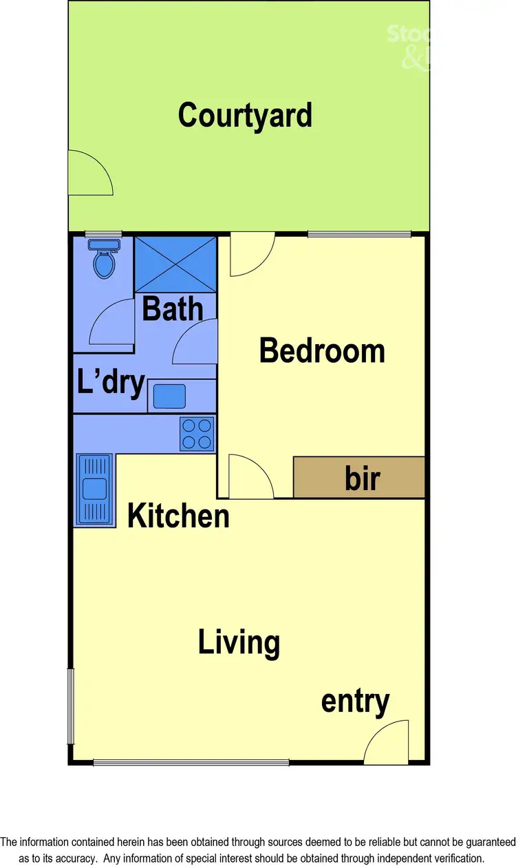 Floorplan of Homely unit listing, 1/995 Plenty Road, Kingsbury VIC 3083
