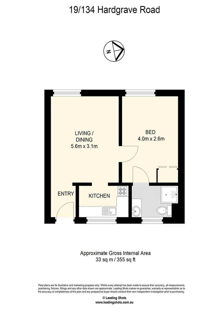 Floorplan of Homely unit listing, 19/134 Hardgrave Road, West End QLD 4101