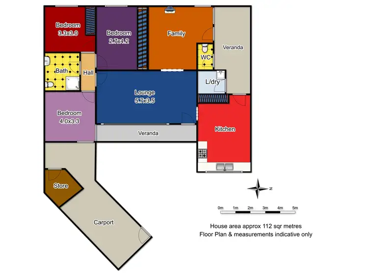 Floorplan of Homely house listing, 4 Collwood Crescent, Orange NSW 2800