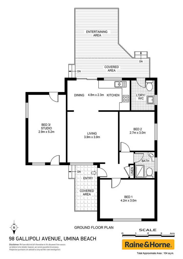 Floorplan of Homely house listing, 98 Gallipoli Avenue, Umina Beach NSW 2257