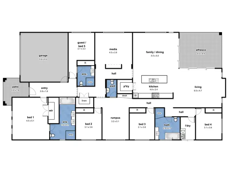Floorplan of Homely house listing, 24 Windsor Cr, Moss Vale NSW 2577