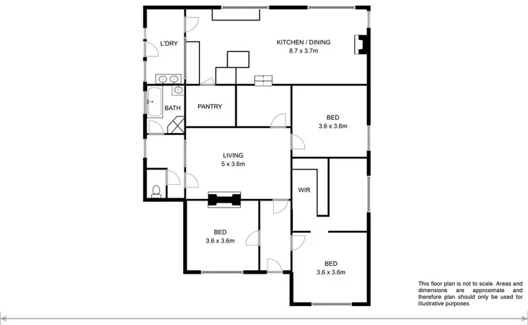 Floorplan of Homely rural property listing, 2250 Clifton Vale Road, Dysart TAS 7030
