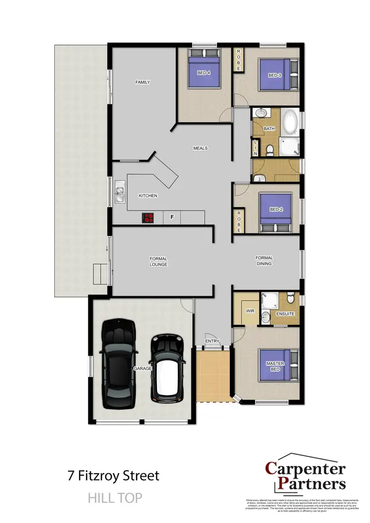 Floorplan of Homely house listing, 7 Fitzroy Street, Hill Top NSW 2575